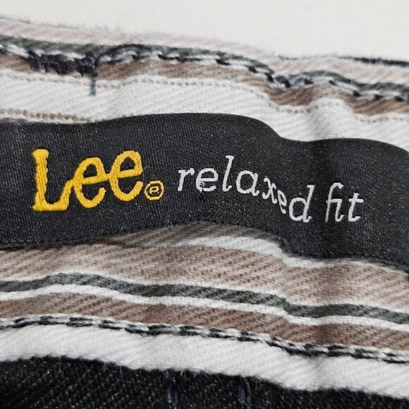 Lee Relaxed Fit 10P Petite Black Denim Jeans Cotton Blend High Waisted - Picture 5 of 10